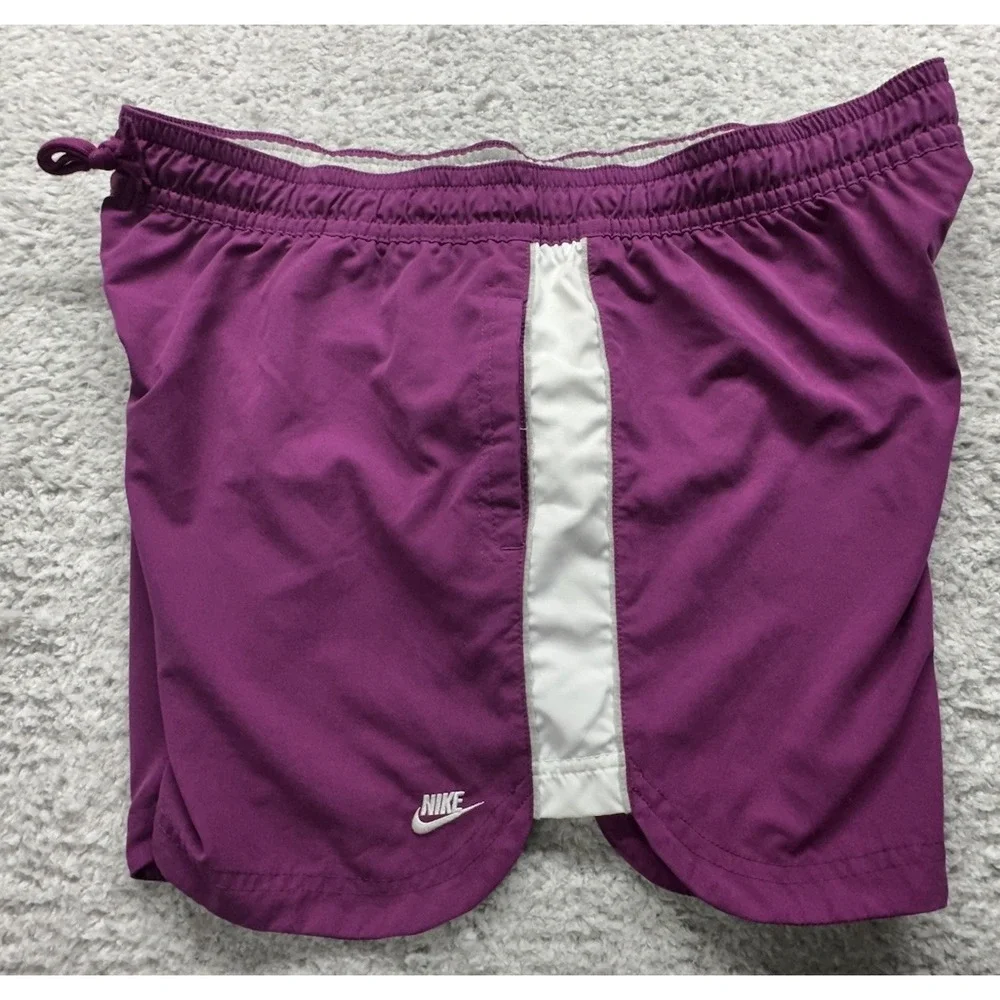 Nike Fit‎ Dry Running Activewear  Elastic Waist Burgundy Shorts Women's  XL